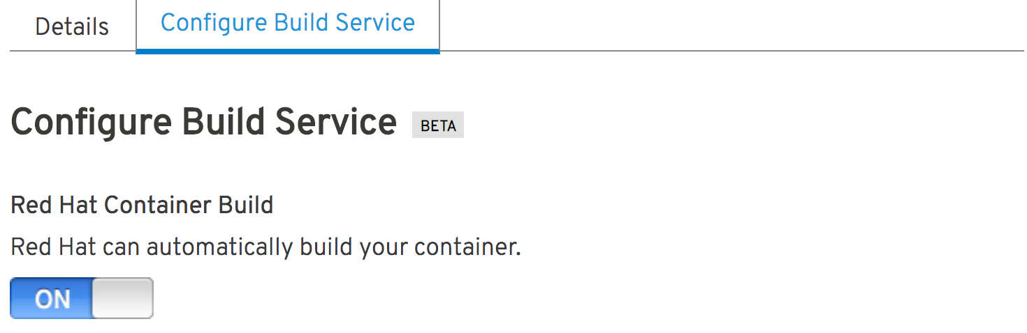 ABS configure build service