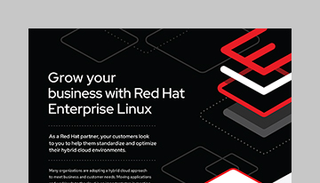 Red Hat cover art for Grow your business with RHEL brief 