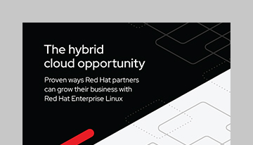 Red Hat cover art for The hybrid cloud opportunity e-book 