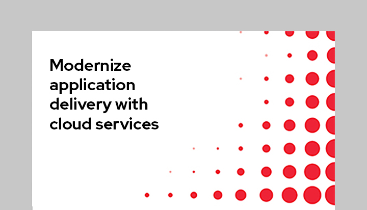 Modernize application delivery with cloud services ebook cover