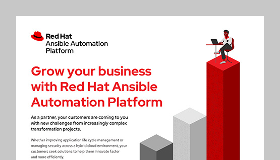 Grow your business with Red Hat Ansible Automation Platform brief cover