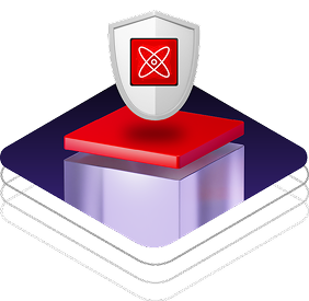 Security shield over a Red Hat Enterprise Linux platform with concentric edge rings
