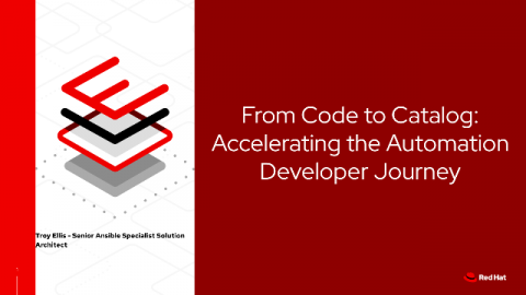 From Code to Catalog: Accelerating the Automation Developer Journey